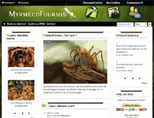 Tablet Screenshot of myrmecofourmis.com